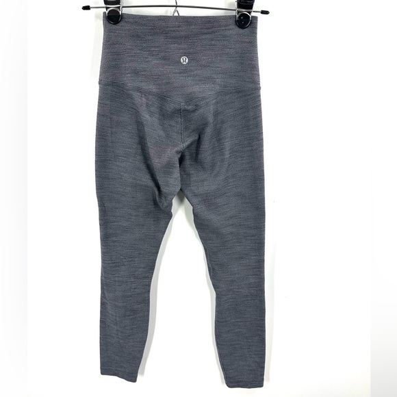 Lululemon Womens Align Pant II Size 4 High Rise Gray Heather Herringbone 25 In - Picture 3 of 9